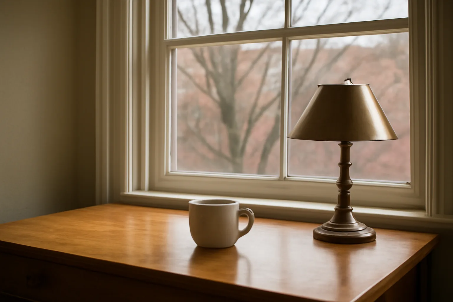 Wilmington study desk used for Delaware remote online notarization work